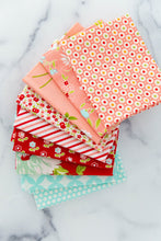 Load image into Gallery viewer, Bonnie and Camille for Moda- OOP Aqua, Red and Pink FQ Bundle 9 FQ included