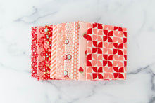 Load image into Gallery viewer, Bonnie and Camille for Moda- OOP Red and Pink FQ Bundle 9 FQ included