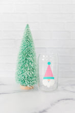 Load image into Gallery viewer, Happy Gnome Pink Can Shaped Glass