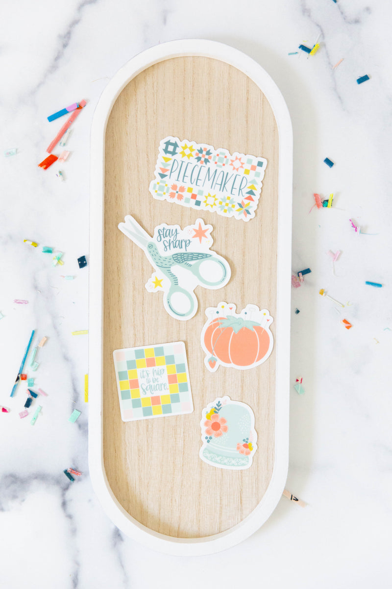 Vinyl Sticker: Piecemaker Vinyl Sticker: Piecemaker