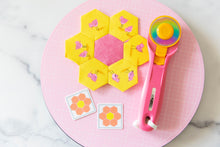 Load image into Gallery viewer, Hexie Flower Quilt Block Sticker