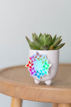 Load image into Gallery viewer, Friendship Star Quilt Block Holographic Vinyl Sticker