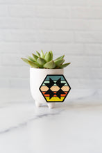 Load image into Gallery viewer, Retro Hexie Vinyl Sticker