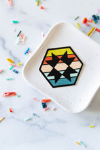 Load image into Gallery viewer, Retro Hexie Vinyl Sticker