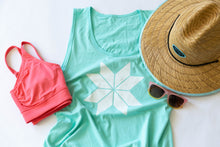 Load image into Gallery viewer, Sawtooth Star Muscle Tank Top