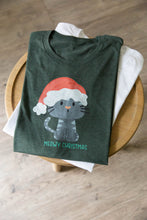 Load image into Gallery viewer, Meowy Christmas T-Shirt