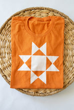 Load image into Gallery viewer, Ohio Star Quilt Block T-Shirt