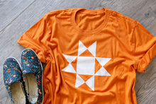 Load image into Gallery viewer, Ohio Star Quilt Block T-Shirt