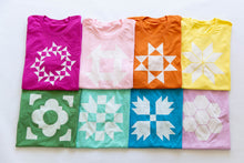 Load image into Gallery viewer, Bears Paw Quilt Block T-Shirt