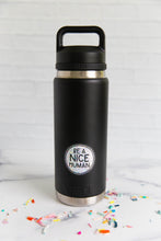 Load image into Gallery viewer, Be a Nice Human Glitter Vinyl Sticker