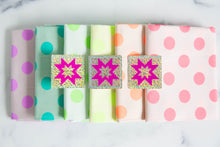 Load image into Gallery viewer, Double Star Quilt Block Glitter Vinyl Sticker