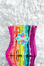 Load image into Gallery viewer, Neon Glitter Star Vinyl Sticker