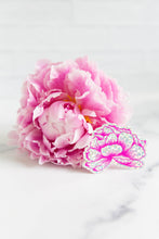 Load image into Gallery viewer, Peony Glitter Vinyl Sticker
