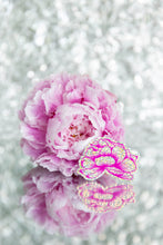 Load image into Gallery viewer, Peony Glitter Vinyl Sticker