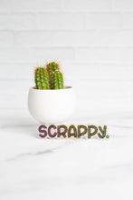 Load image into Gallery viewer, Glitter Scrappy Vinyl Sticker