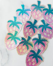 Load image into Gallery viewer, Strawberry Sparkle Sticker- Glitter Pink Strawberry Vinyl Sticker | ColorPop Playground Collection