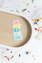 Load image into Gallery viewer, Sun Surf Sea Salt Sand Vinyl Sticker