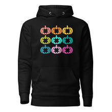 Load image into Gallery viewer, Quilted Rainbow Pumpkin Hoodie
