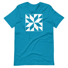 Load image into Gallery viewer, Floral Star Quilt Block T-Shirt