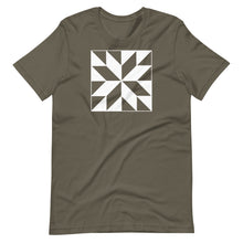 Load image into Gallery viewer, Floral Star Quilt Block T-Shirt