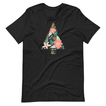 Load image into Gallery viewer, Festive Floral Christmas Tree T-shirt