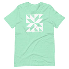 Load image into Gallery viewer, Floral Star Quilt Block T-Shirt