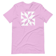 Load image into Gallery viewer, Floral Star Quilt Block T-Shirt