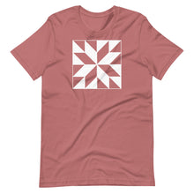 Load image into Gallery viewer, Floral Star Quilt Block T-Shirt