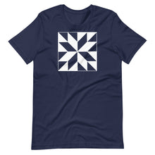 Load image into Gallery viewer, Floral Star Quilt Block T-Shirt