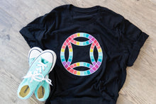 Load image into Gallery viewer, Rainbow Double Wedding Ring T-Shirt