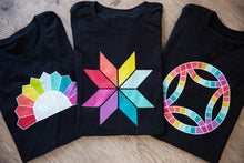 Load image into Gallery viewer, Rainbow Dresden Block T-Shirt