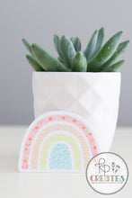 Load image into Gallery viewer, Floral Rainbow Vinyl Sticker