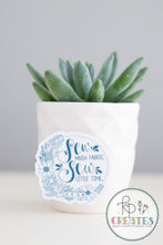 Load image into Gallery viewer, Smaller Sew Much Fabric Sew Little Time Vinyl Sticker