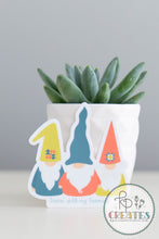 Load image into Gallery viewer, Sewin' with my Gnomies Vinyl Sticker