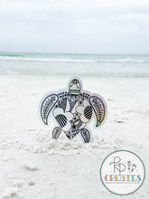 Load image into Gallery viewer, Holographic Turtle Vinyl Sticker
