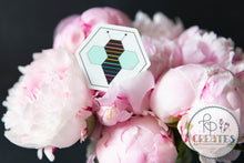 Load image into Gallery viewer, Hexie Bumble Bee Vinyl Sticker