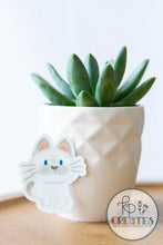 Load image into Gallery viewer, Pointed Cat Vinyl Sticker