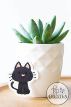 Load image into Gallery viewer, Black Cat Vinyl Sticker