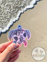 Load image into Gallery viewer, Holographic Turtle Vinyl Sticker