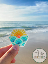 Load image into Gallery viewer, Sunshine Hexie Vinyl Sticker