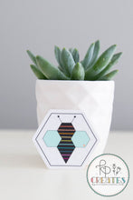 Load image into Gallery viewer, Hexie Bumble Bee Vinyl Sticker