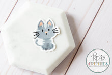 Load image into Gallery viewer, Grey Tabby Cat Vinyl Sticker