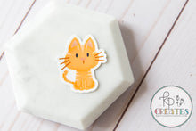 Load image into Gallery viewer, Orange Tabby Cat Vinyl Sticker