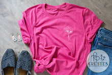 Load image into Gallery viewer, Simple White Floral T-Shirt