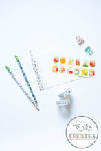Load image into Gallery viewer, Black and White Floral Washi Tape