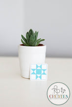 Load image into Gallery viewer, Ohio Star Quilt Block Vinyl Sticker