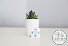 Load image into Gallery viewer, Star Quilt Block Vinyl Sticker