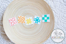 Load image into Gallery viewer, Ninepatch Quilt Block Vinyl Sticker