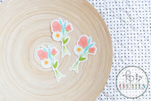 Load image into Gallery viewer, Clear Modern Floral Vinyl Sticker
