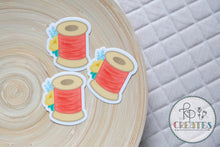 Load image into Gallery viewer, Floral Thread Vinyl Sticker